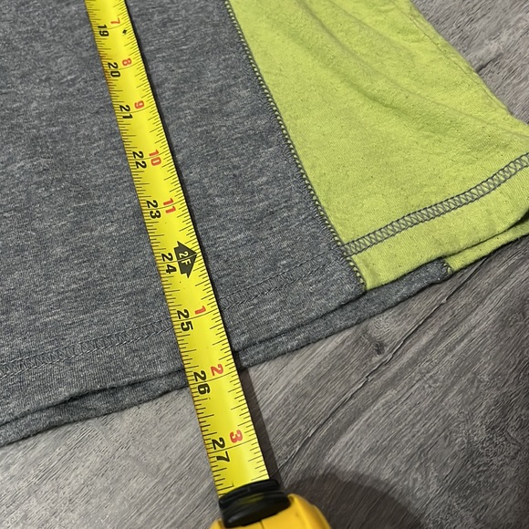 Eddie Bauer Lime Green & Gray Long Sleeve Heavyweight Tee Shirt Top Size XL - Picture 9 of 10